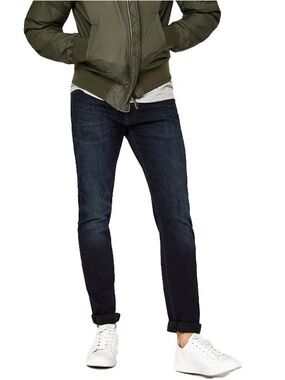 Mavi Men's Skinny Jeans in Dark Blue Wash